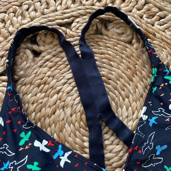 PATAGONIA Bird Print Bikini Swim Top, XL - Picture 7 of 9